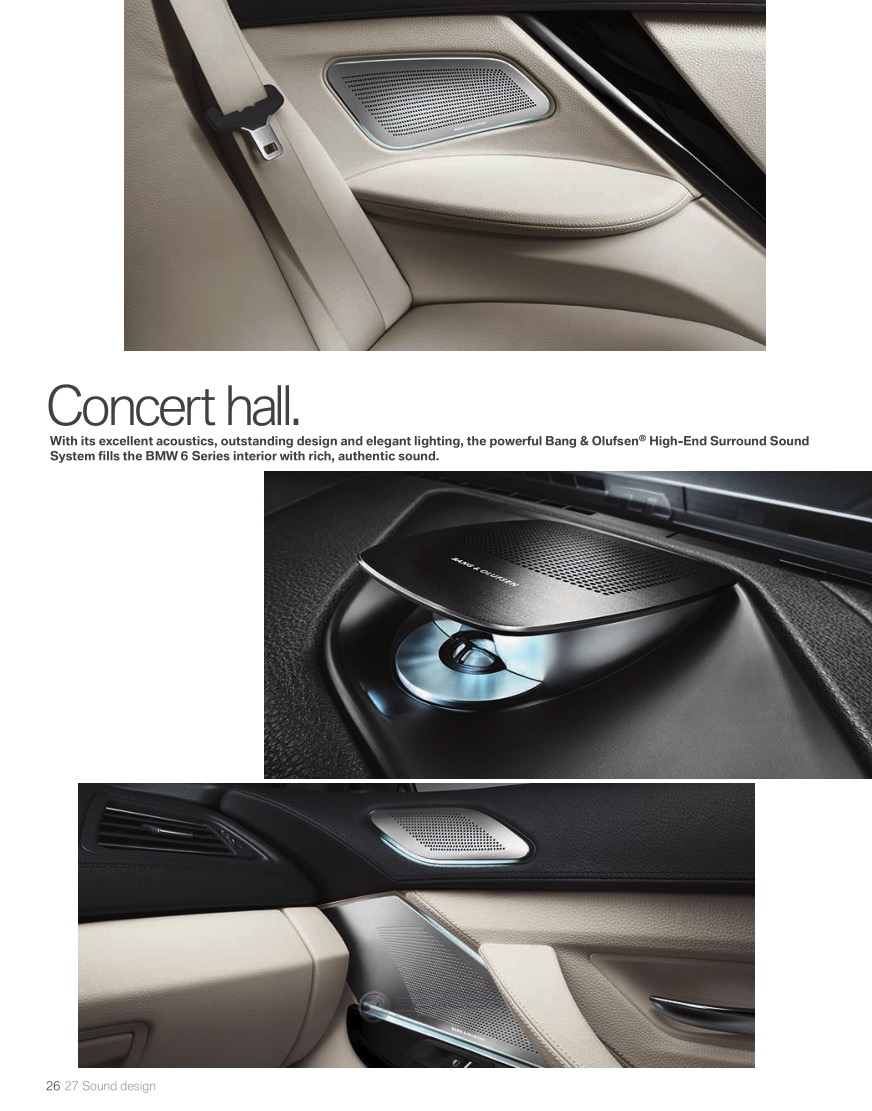 2012 BMW 6-Series Brochure Page 29